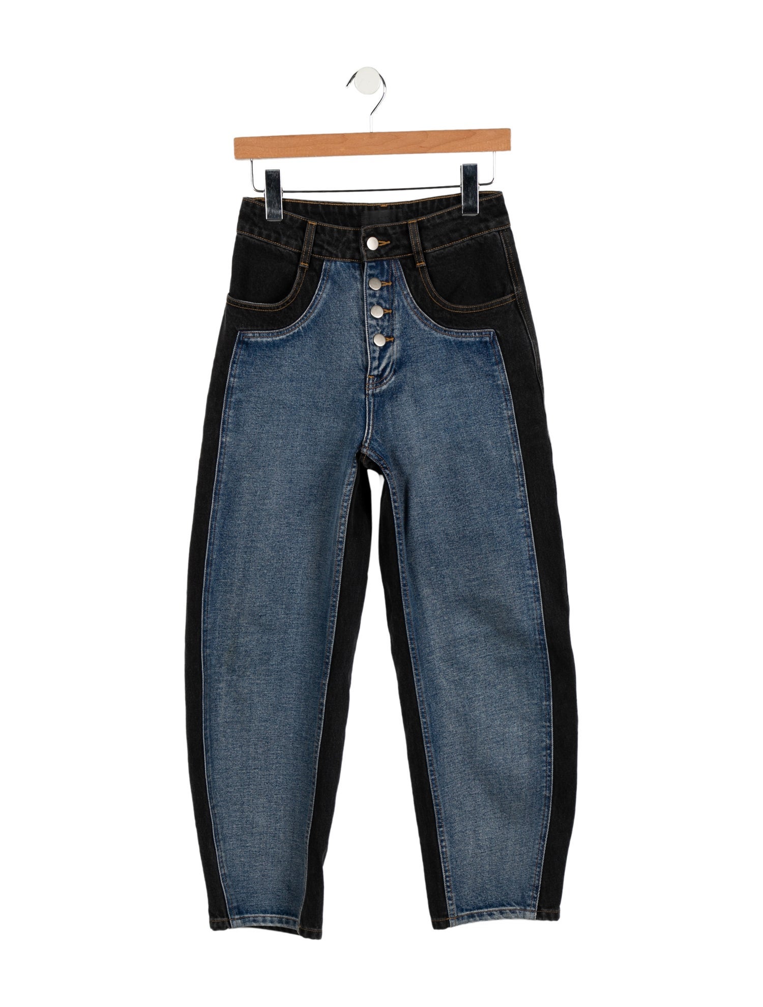 No. 6 Store High-Rise Straight Leg Jeans