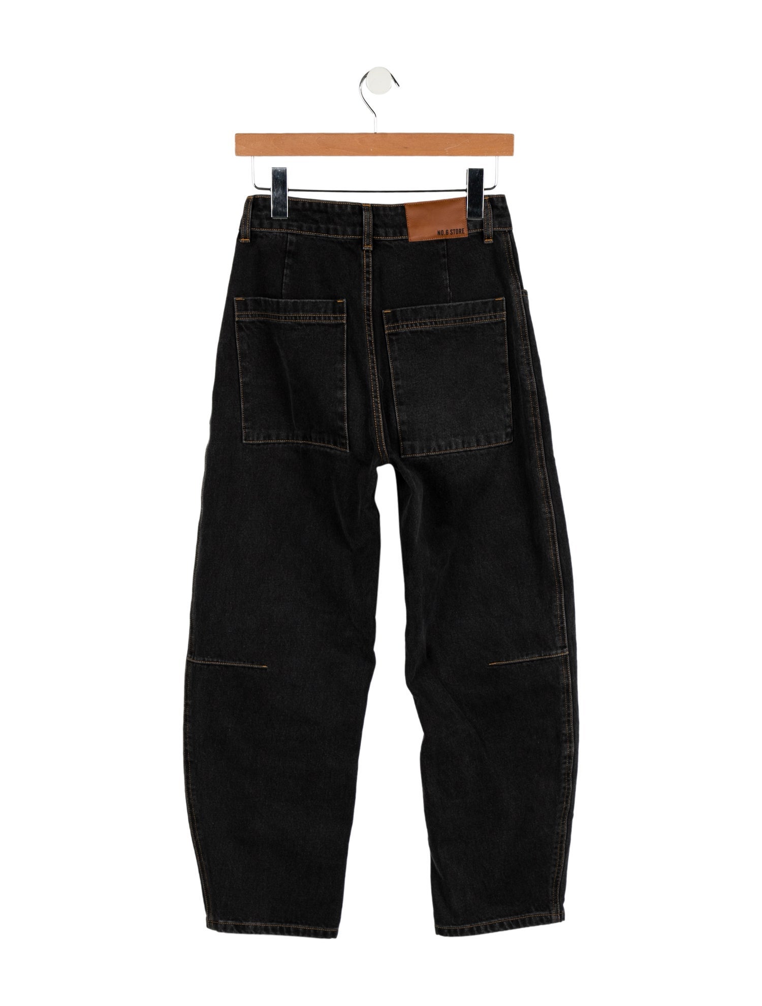 No. 6 Store High-Rise Straight Leg Jeans