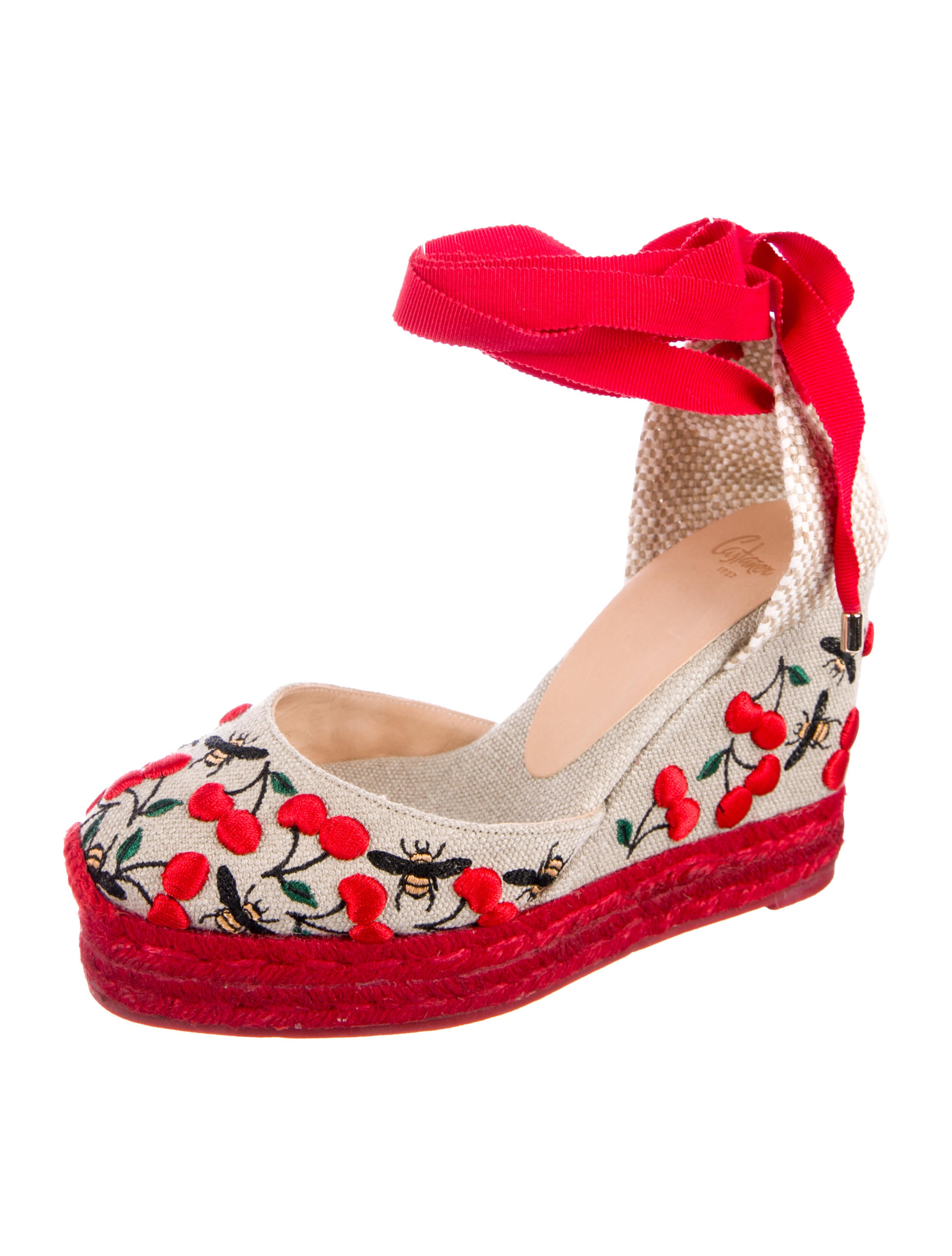 castaner cherry espadrilles
