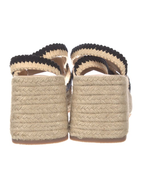 Castañer Raffia Colorblock Pattern Espadrilles