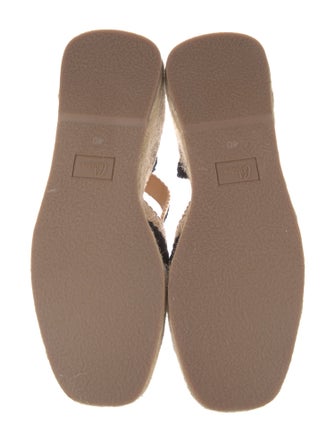 Castañer Raffia Colorblock Pattern Espadrilles