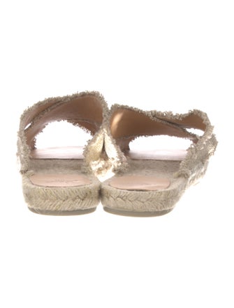 Castañer Canvas Glitter Accents Slides