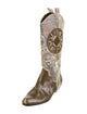 Castañer Canvas Printed Western Boots