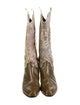 Castañer Canvas Printed Western Boots