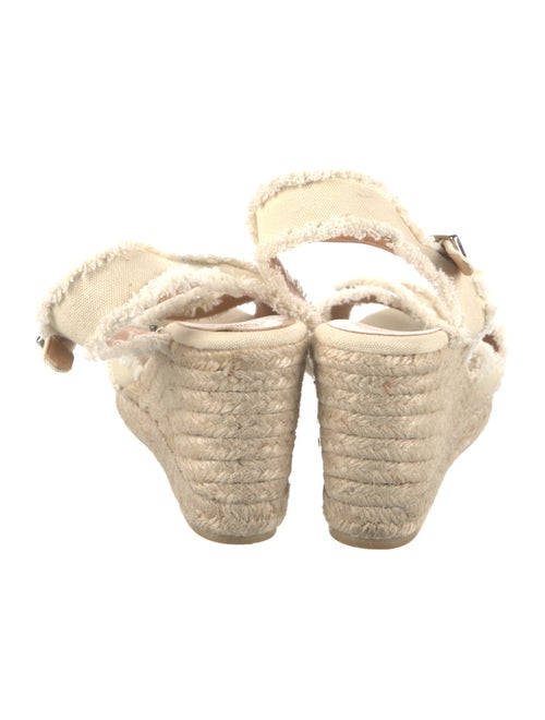 Castañer Canvas Raw-Edge Trim Espadrilles