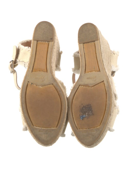 Castañer Canvas Raw-Edge Trim Espadrilles