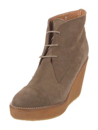 Castañer Suede Lace-Up Boots