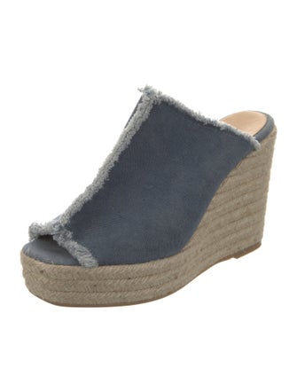 Castañer Canvas Raw-Edge Trim Espadrilles