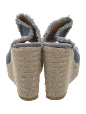 Castañer Canvas Raw-Edge Trim Espadrilles