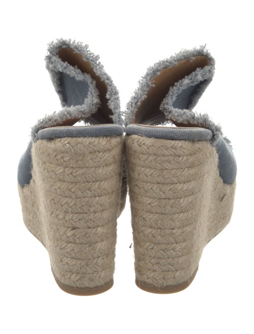 Castañer Canvas Raw-Edge Trim Espadrilles