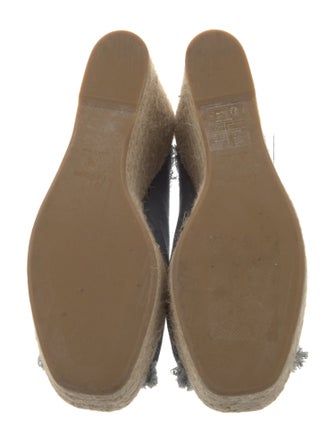Castañer Canvas Raw-Edge Trim Espadrilles