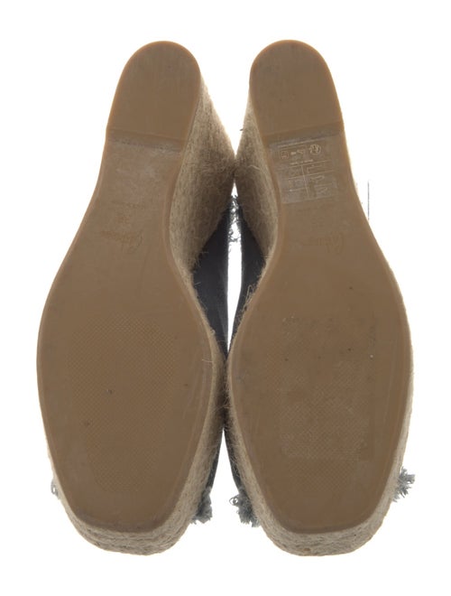Castañer Canvas Raw-Edge Trim Espadrilles
