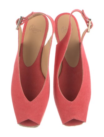 Castañer Canvas Slingback Pumps