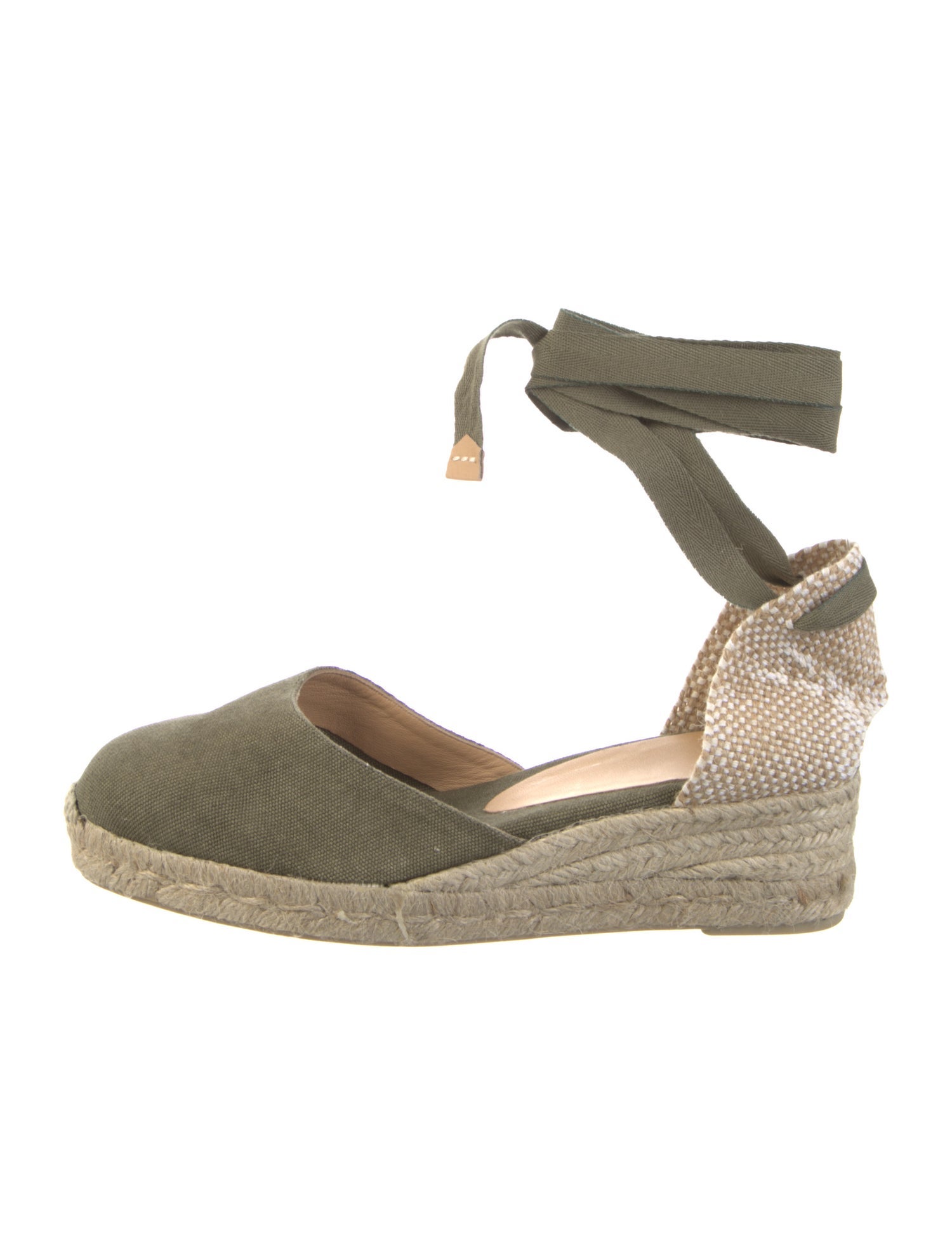 Castañer Canvas Colorblock Pattern Espadrilles