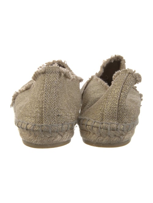 Castañer Canvas Raw-Edge Trim Espadrilles