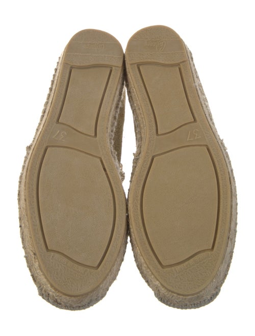 Castañer Canvas Raw-Edge Trim Espadrilles