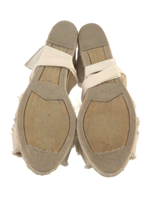 Castañer Canvas Raw-Edge Trim Espadrilles