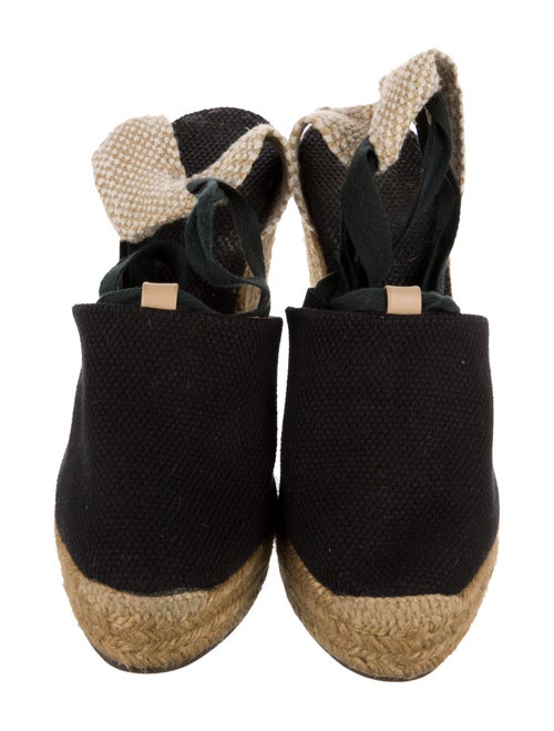 Castañer Canvas Colorblock Pattern Mules