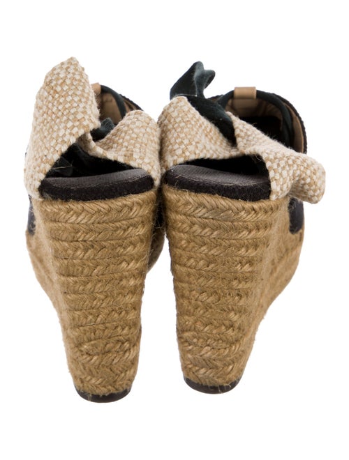 Castañer Canvas Colorblock Pattern Mules