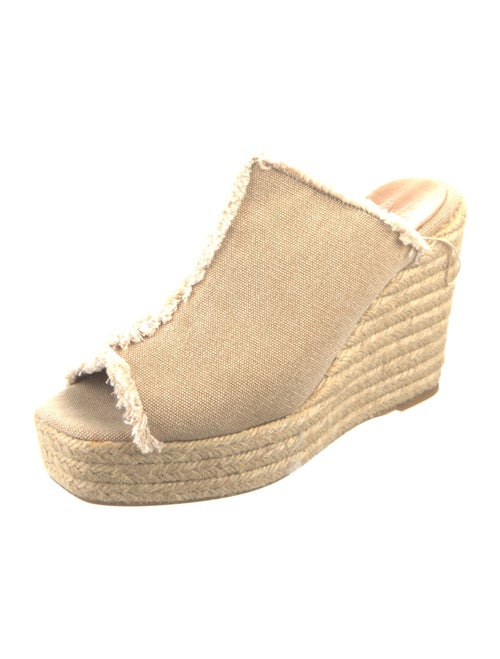 Castañer Canvas Raw-Edge Trim Espadrilles