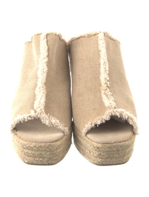 Castañer Canvas Raw-Edge Trim Espadrilles