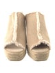 Castañer Canvas Raw-Edge Trim Espadrilles