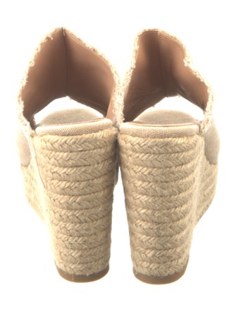 Castañer Canvas Raw-Edge Trim Espadrilles