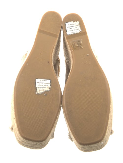Castañer Canvas Raw-Edge Trim Espadrilles