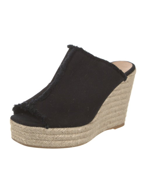 Castañer Canvas Raw-Edge Trim Espadrilles