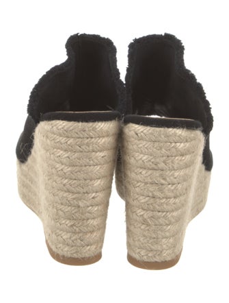 Castañer Canvas Raw-Edge Trim Espadrilles