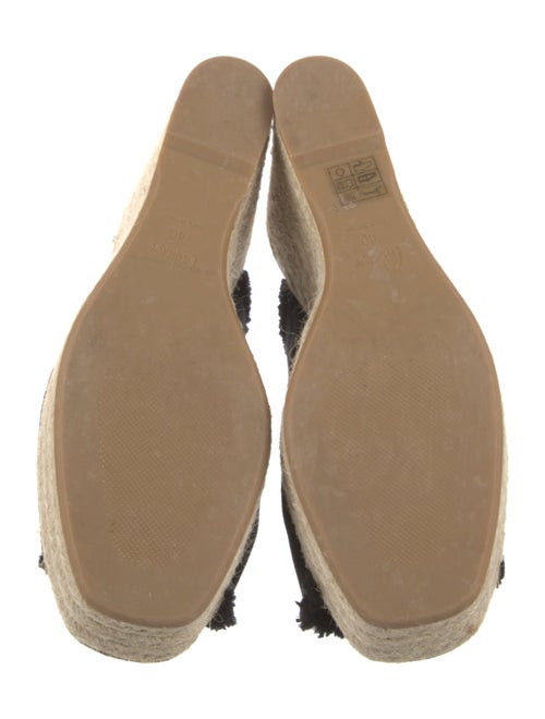 Castañer Canvas Raw-Edge Trim Espadrilles