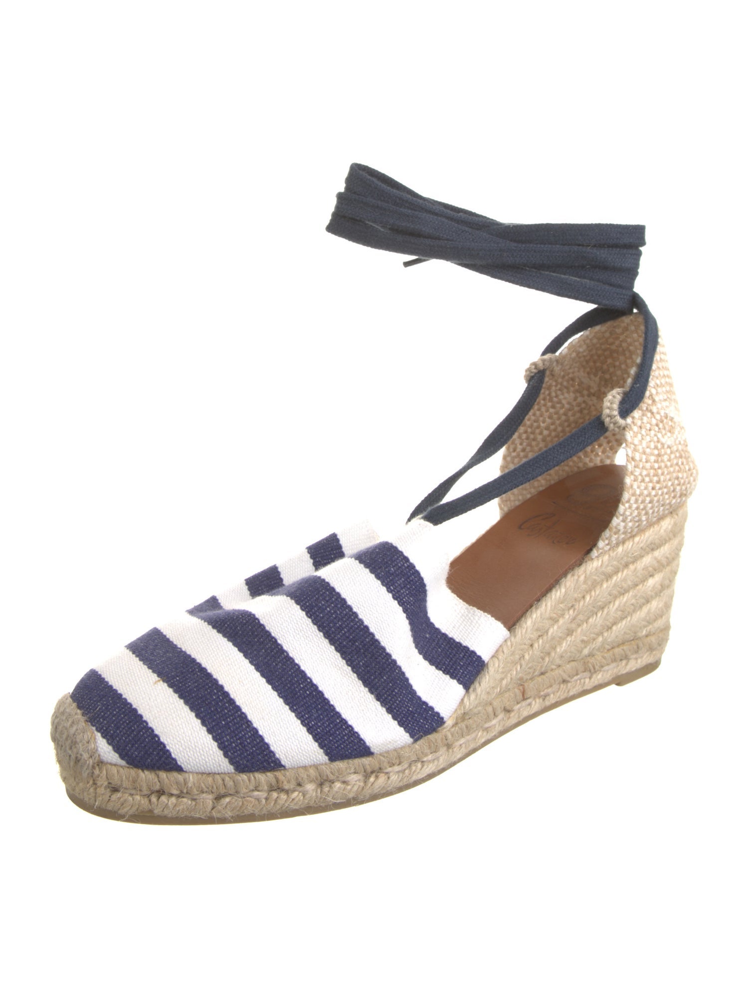 Castañer Canvas Printed D'Orsay Pumps