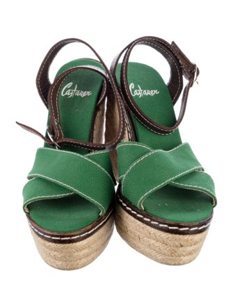 Castañer Canvas Whipstitch Trim Espadrilles