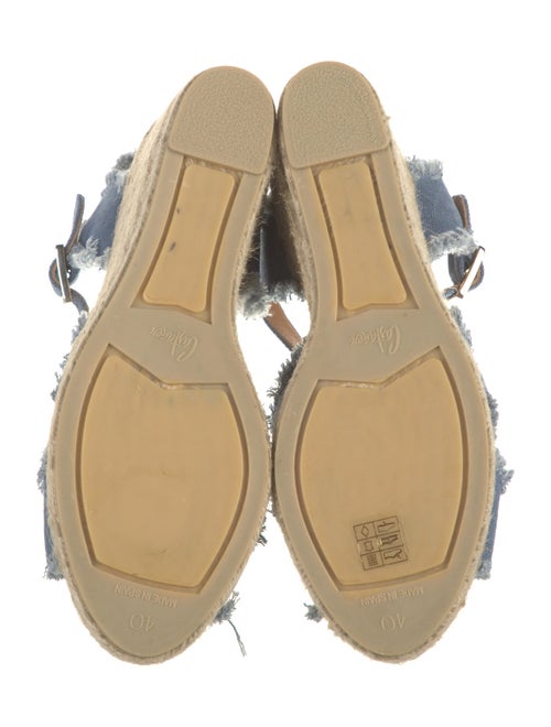 Castañer Denim Raw-Edge Trim Espadrilles