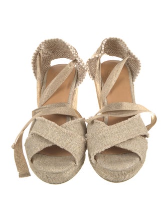 Castañer Canvas Raw-Edge Trim D'Orsay Pumps