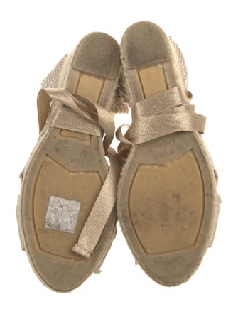 Castañer Canvas Raw-Edge Trim D'Orsay Pumps