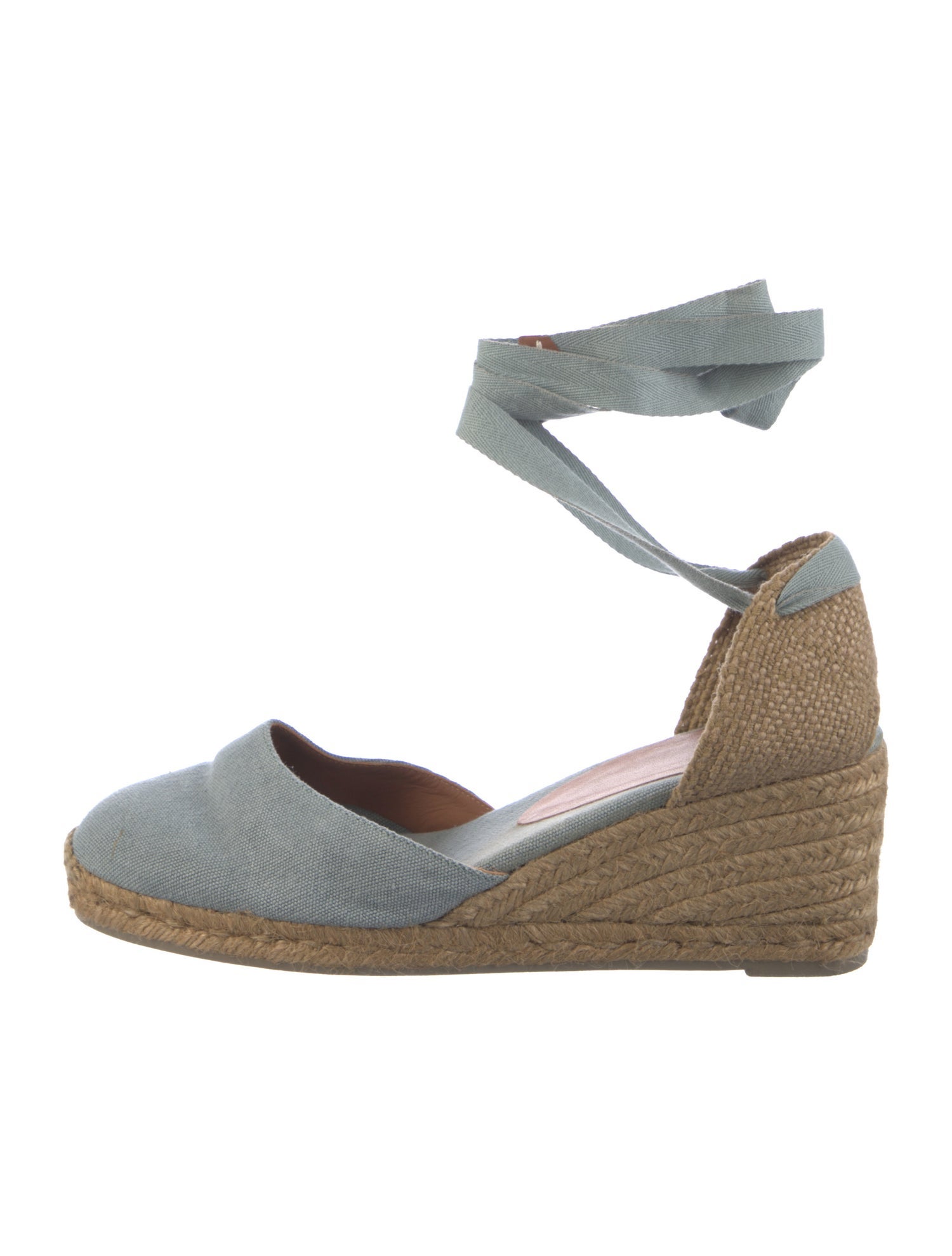 Castañer Canvas Braided Accents D'Orsay Pumps