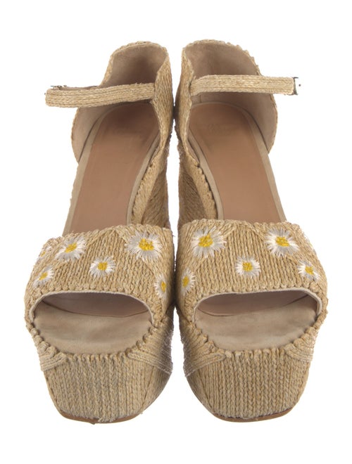 Castañer Raffia Printed Espadrilles