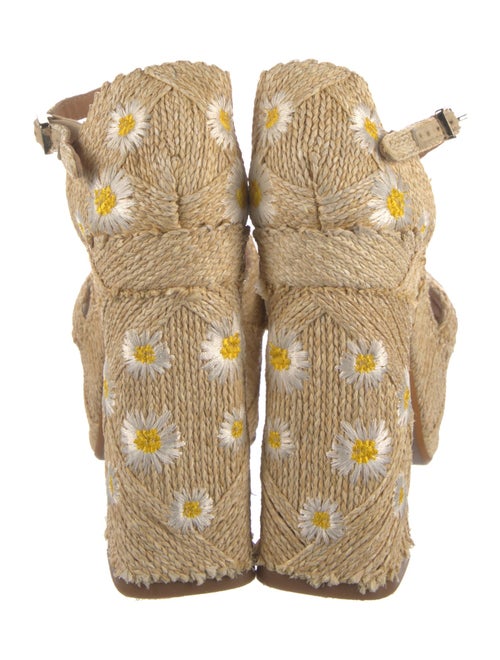 Castañer Raffia Printed Espadrilles