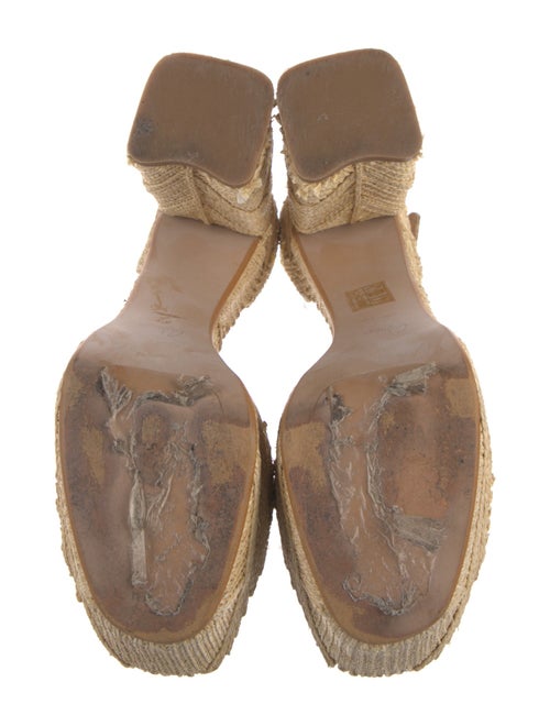 Castañer Raffia Printed Espadrilles