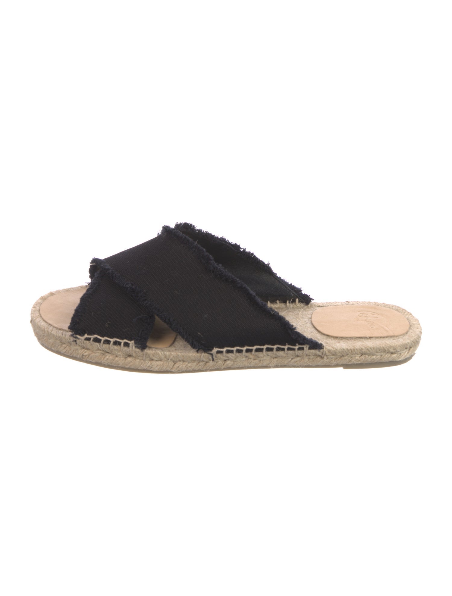 Castañer Canvas Raw-Edge Trim Espadrilles