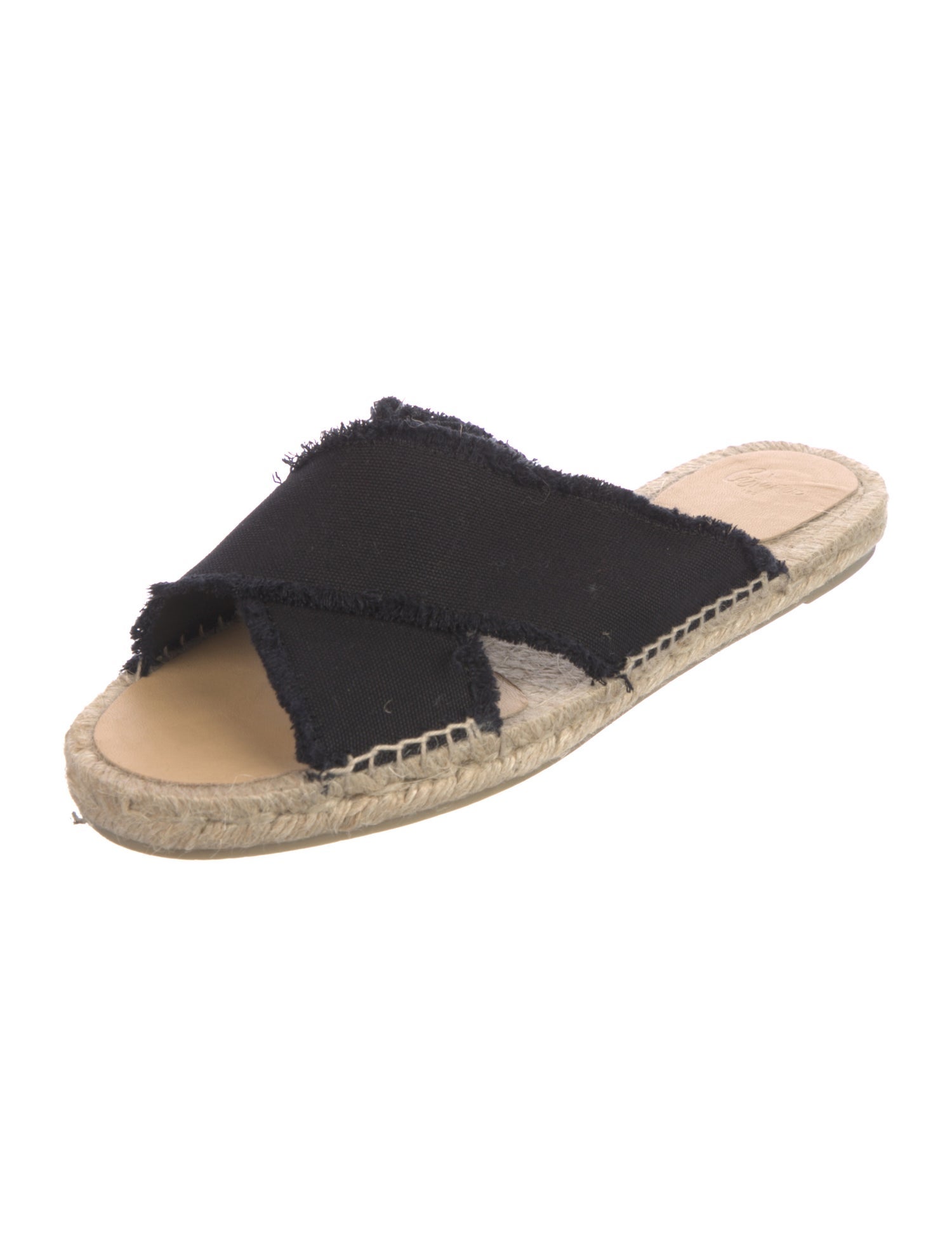 Castañer Canvas Raw-Edge Trim Espadrilles
