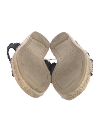 Castañer Canvas Raw-Edge Trim Espadrilles