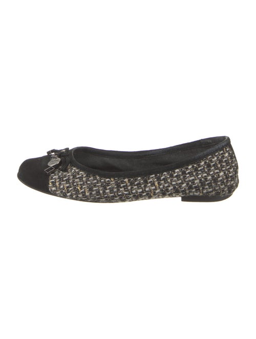 Castañer Tweed Tweed Pattern Ballet Flats