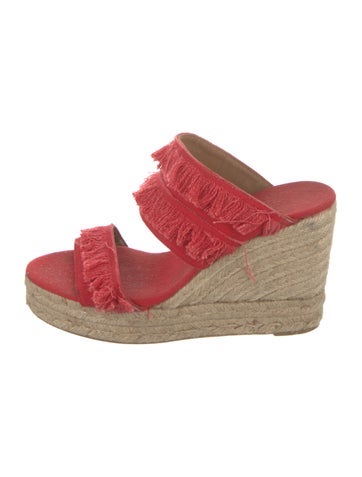 Castañer Sandals Canvas Fringe Trim Accent Espadrilles IT 39 | 9