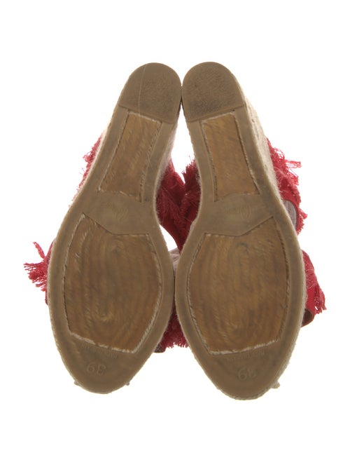 Castañer Canvas Fringe Trim Accent Espadrilles