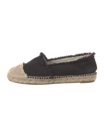 Castañer Canvas Raw-Edge Trim Espadrilles