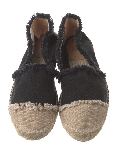 Castañer Canvas Raw-Edge Trim Espadrilles