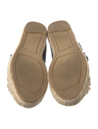 Castañer Canvas Raw-Edge Trim Espadrilles