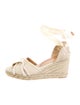 Castañer Canvas Raw-Edge Trim Espadrilles